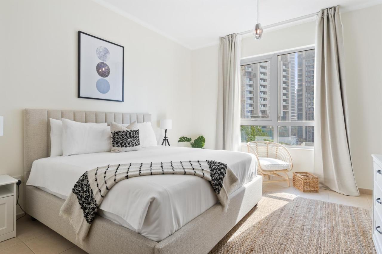 Stylish Apartment With Partial Burj Khalifa View 두바이 외부 사진